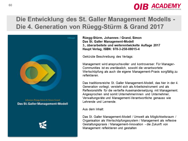 Die 4. Generation von Rüegg-Stürm & Grand 2017